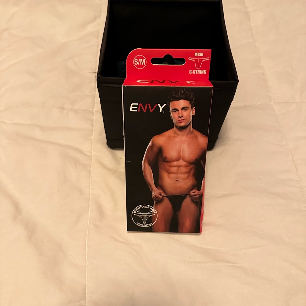 Envy Men's Black G-String Underwear
